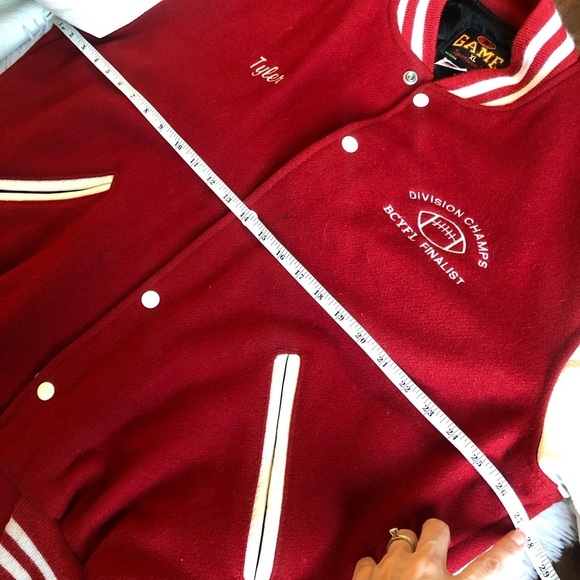 RARE ☀️GAME Sportswear Moon Varsity Wool Blend Jacket - Picture 9 of 13